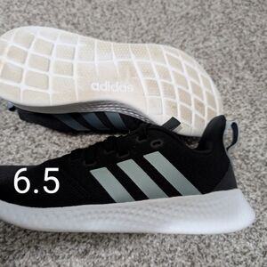 Adidas Cloudfoam Black and Gray Sneakers